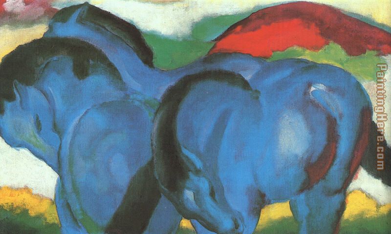 Franz Marc The Little Blue Horses